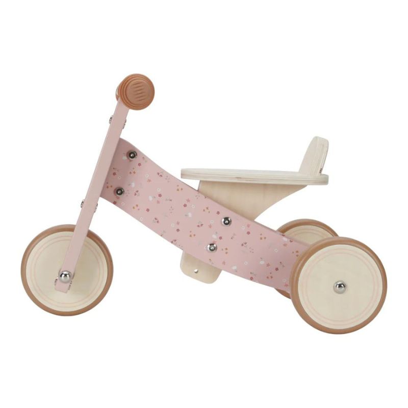 Triciclo em madeira - rosa | Little Dutch - Mini-Me