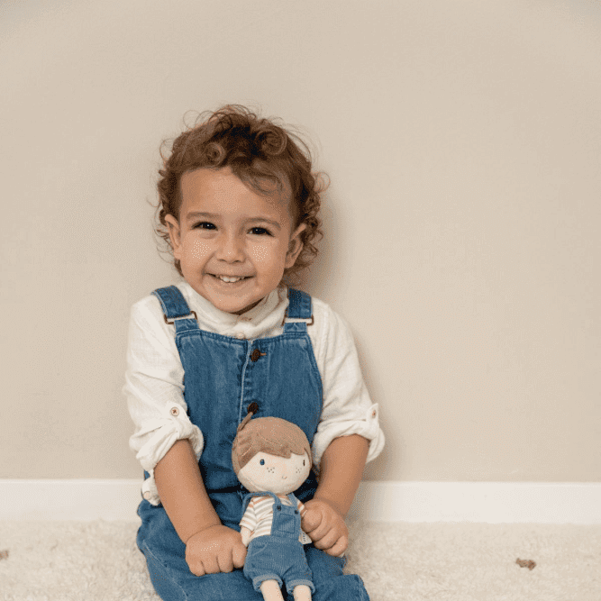 Boneco de pano Jim - 35cm - Vintage Sripes | Little Dutch - Mini-Me - Baby & Kids Store