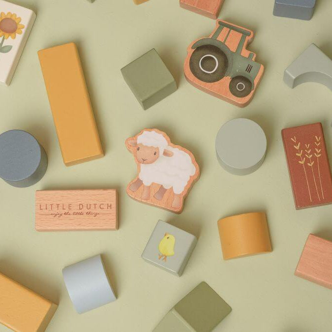 Blocos de construção - Little Farm | Little Dutch - Mini-Me - Baby & Kids Store