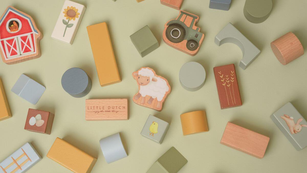 Blocos de construção - Little Farm | Little Dutch - Mini-Me - Baby & Kids Store