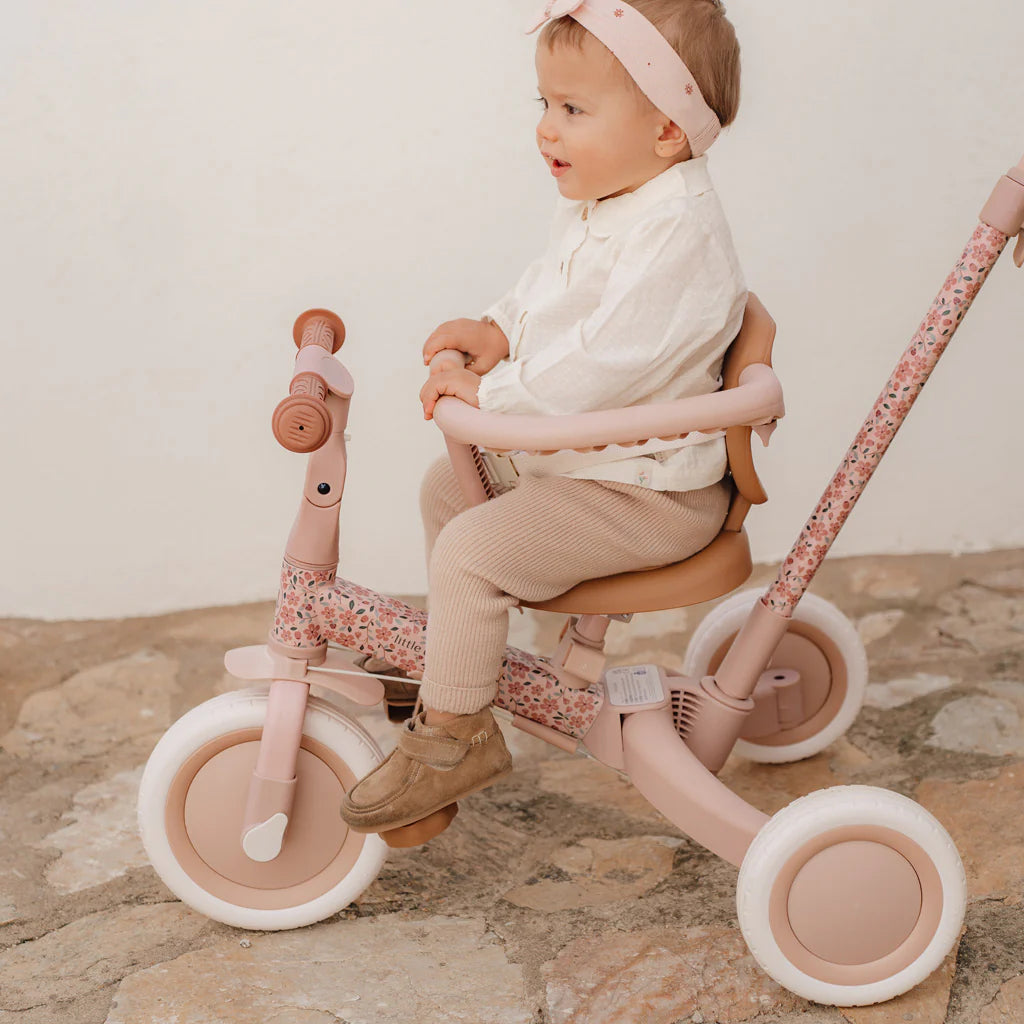 Triciclo 4 em 1 - Fairy Floral | Little Dutch - Mini-Me - Baby & Kids Store