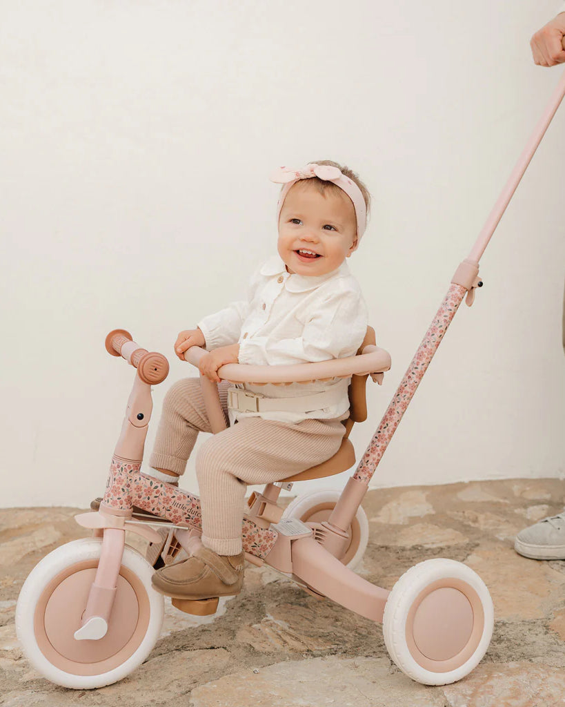 Triciclo 4 em 1 - Fairy Floral | Little Dutch - Mini-Me - Baby & Kids Store