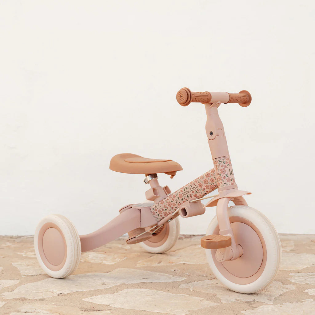 Triciclo 4 em 1 - Fairy Floral | Little Dutch - Mini-Me - Baby & Kids Store