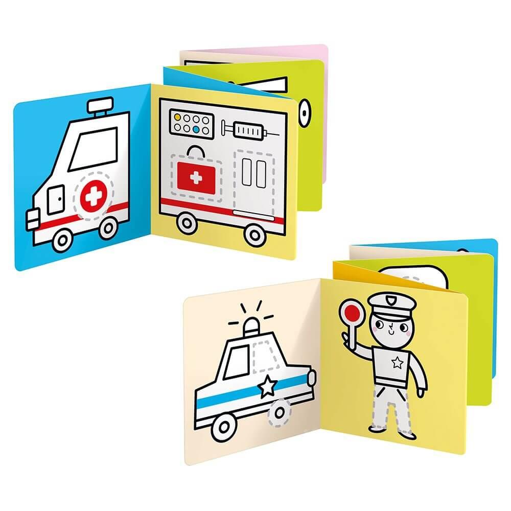 Livro de Colorir Looongo +3A – Veículos | Banana Panda - Mini-Me - Baby & Kids Store