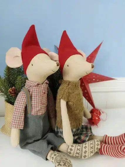 Christmas Mouse medium - Girl | Maileg - Mini-Me - Baby & Kids Store