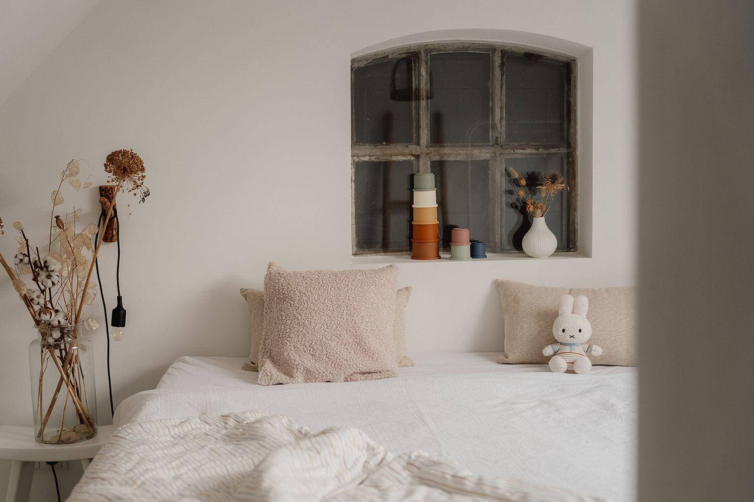 Peluche Miffy 35cm – Vintage Stripes | Little Dutch - Mini-Me - Baby & Kids Store