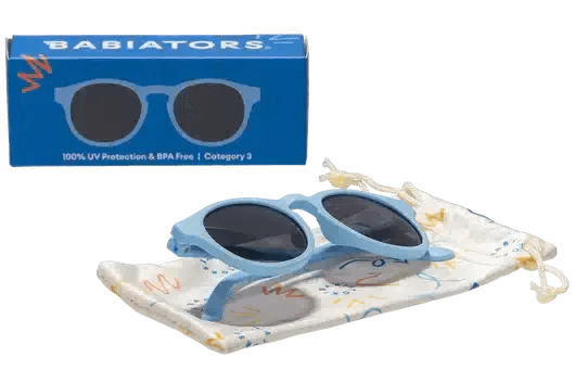 Óculos de sol de criança flexíveis Azuis - 2-5 anos | Babiators - Mini-Me - Baby & Kids Store