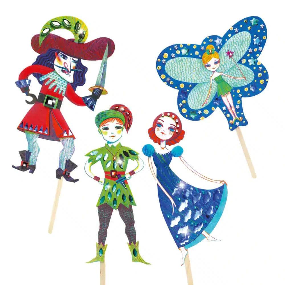 DYI Peter Pan – Fantoches para Decorar | Djeco - Mini-Me - Baby & Kids Store