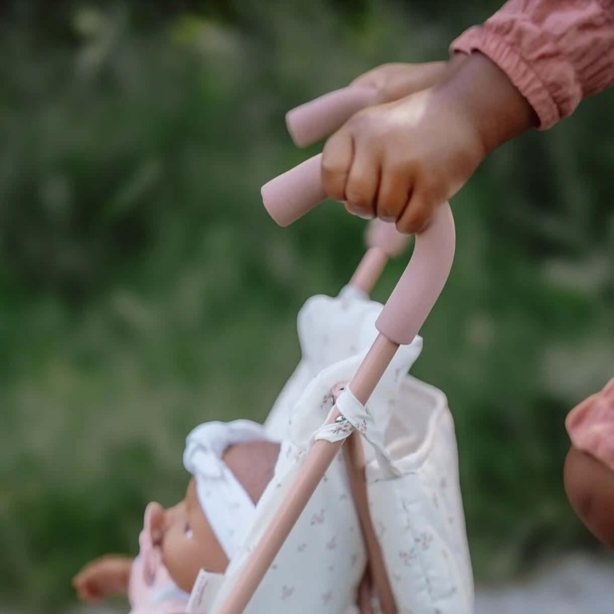 Carrinho de bonecas em metal Little Dutch - Mini-Me - Baby & Kids Store