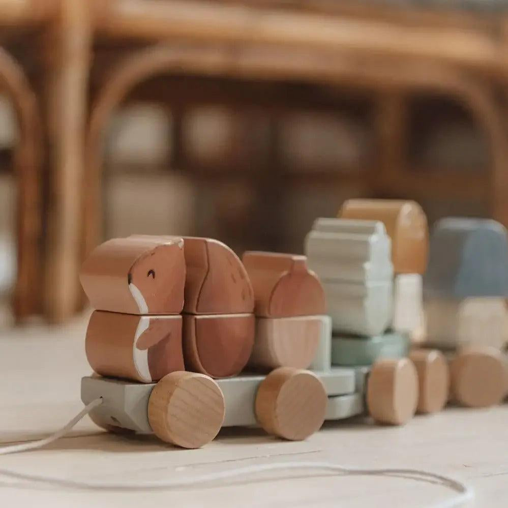 Comboio de Encaixe - Forest Friends | Little Dutch - Mini-Me - Baby & Kids Store