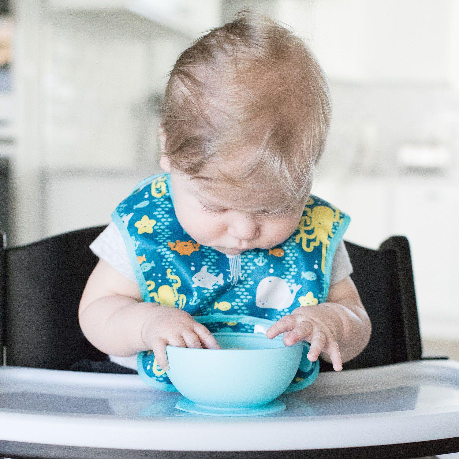 Pack 2 Babetes starter Oceano 3-9m | Bumkins - Mini-Me - Baby & Kids Store