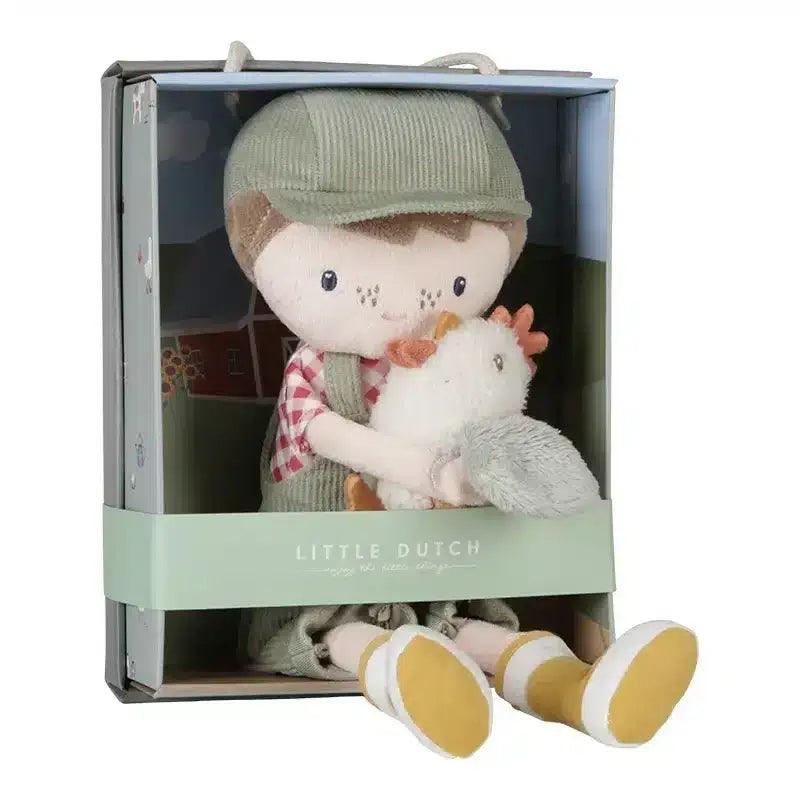 Jim - Agricultor com Galinha 35cm | Little Dutch - Mini-Me - Baby & Kids Store