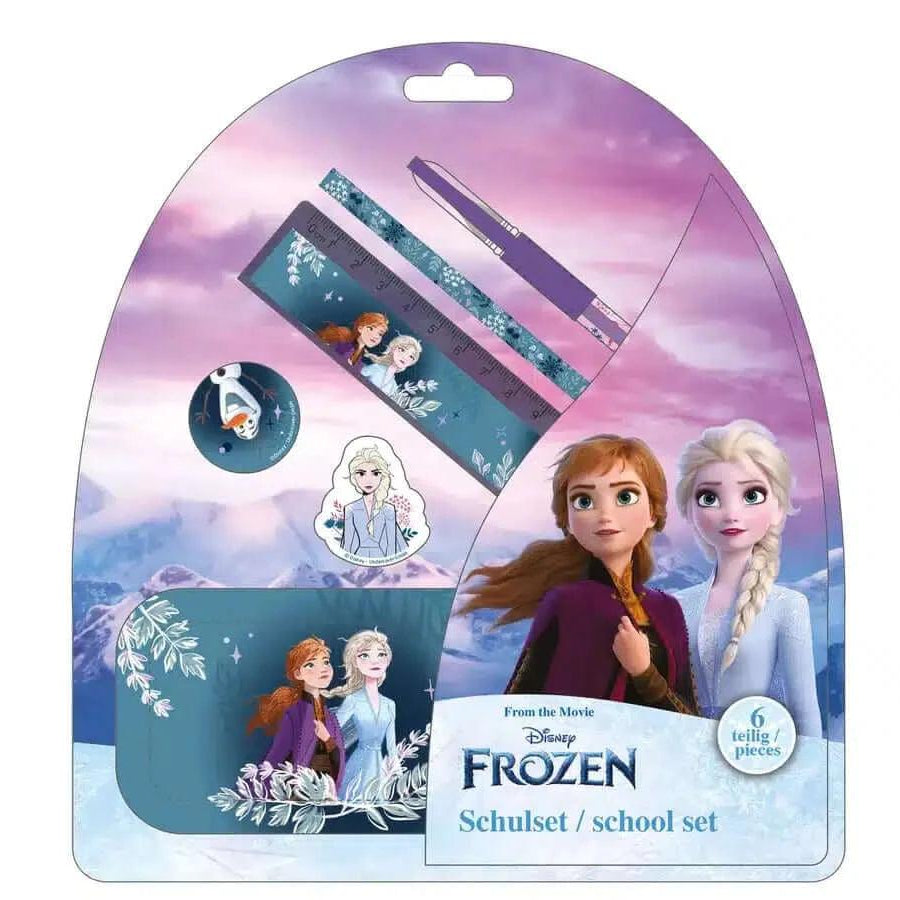 Conjunto escolar de escrita 6 peças Frozen - Mini-Me - Baby & Kids Store
