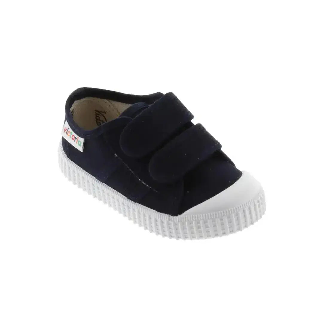 Sapatilhas Victoria com Velcro - Antracite - Mini-Me - Baby & Kids Store