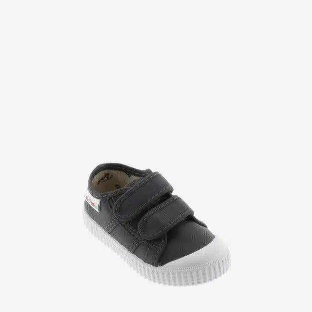 Sapatilhas Victoria com Velcro - Antracite - Mini-Me - Baby & Kids Store