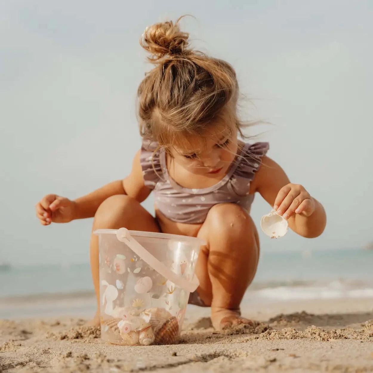 Balde de Conchas Flowers 19cm | Little Dutch - Mini-Me - Baby & Kids Store