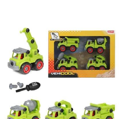 Conjunto Veiculos Construção - Mini-Me - Baby & Kids Store