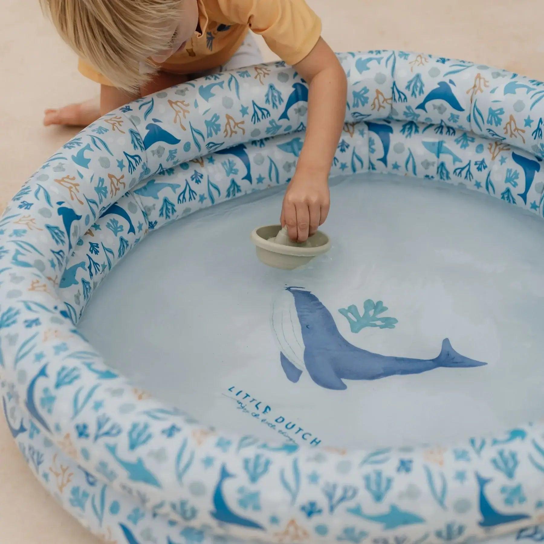 Piscina Insuflável Ocean Dreams Blue - Little Dutch - Mini-Me - Baby & Kids Store