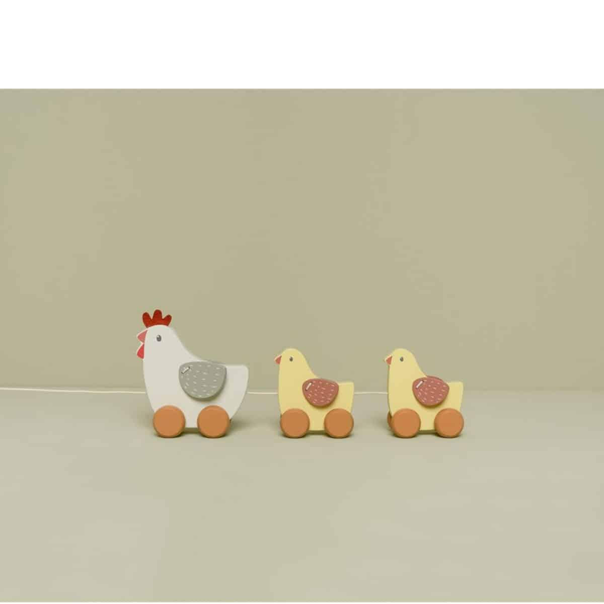 Galinha e Pintainhos de puxar - Little Dutch - Mini-Me - Baby & Kids Store