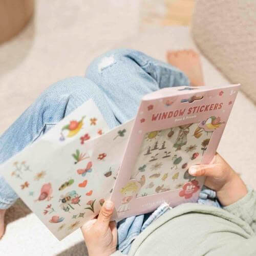 Autocolantes de janela Rosa & Friends | Little Dutch - Mini-Me - Baby & Kids Store