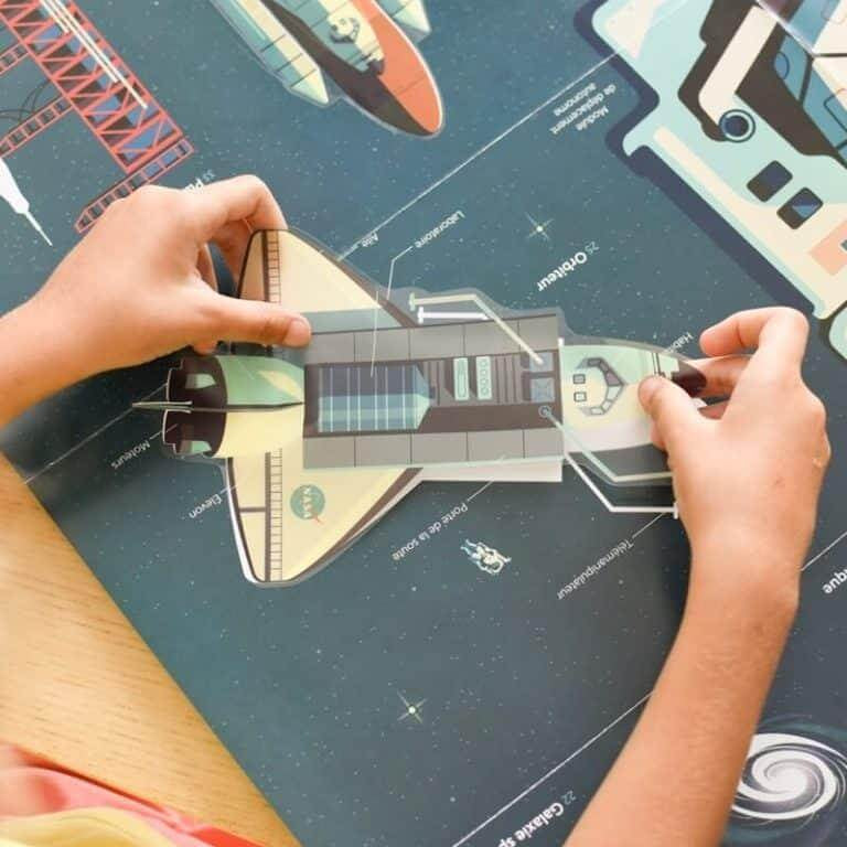 Autocolantes + Poster Discovery - Astronomia | Poppik - Mini-Me - Baby & Kids Store
