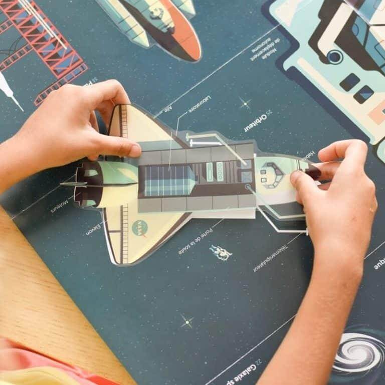 Autocolantes + Poster Discovery - Astronomia | Poppik - Mini-Me - Baby & Kids Store