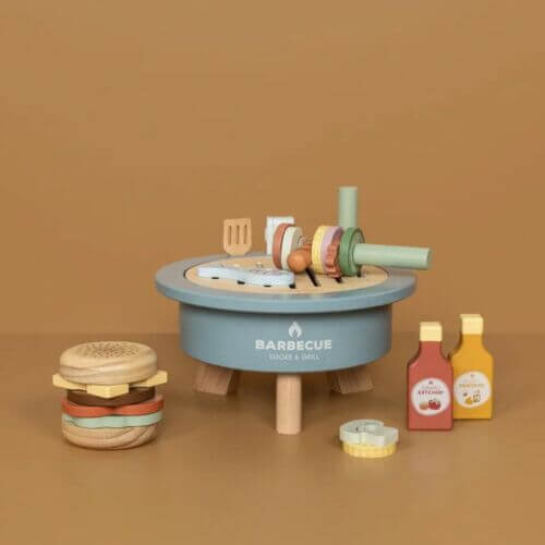 Barbecue em Madeira Little Dutch - Mini-Me - Baby & Kids Store
