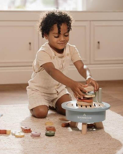 Barbecue em Madeira Little Dutch - Mini-Me - Baby & Kids Store