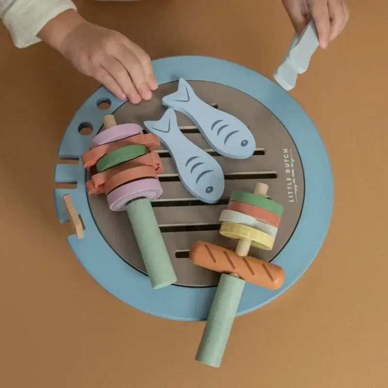 Barbecue em Madeira Little Dutch - Mini-Me - Baby & Kids Store