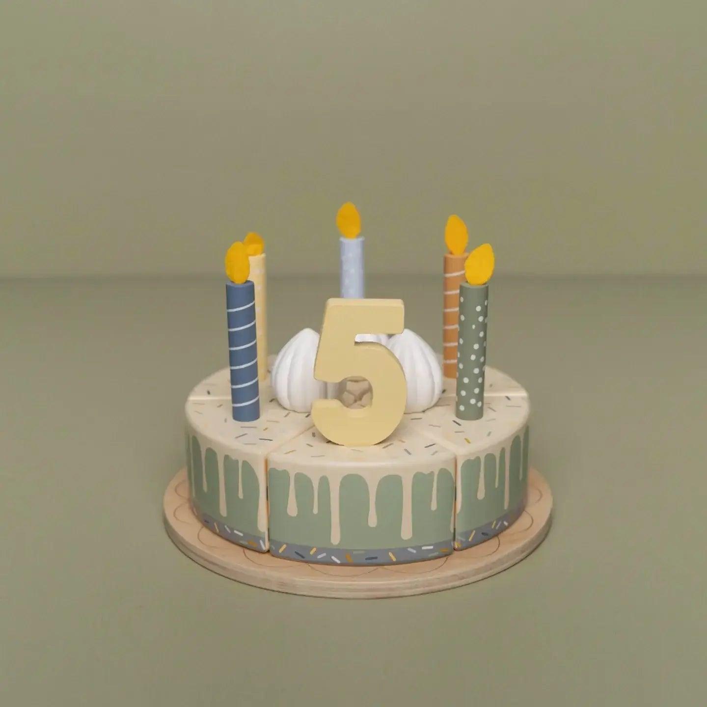 Bolo de aniversário azul - Little Dutch - Mini-Me - Baby & Kids Store