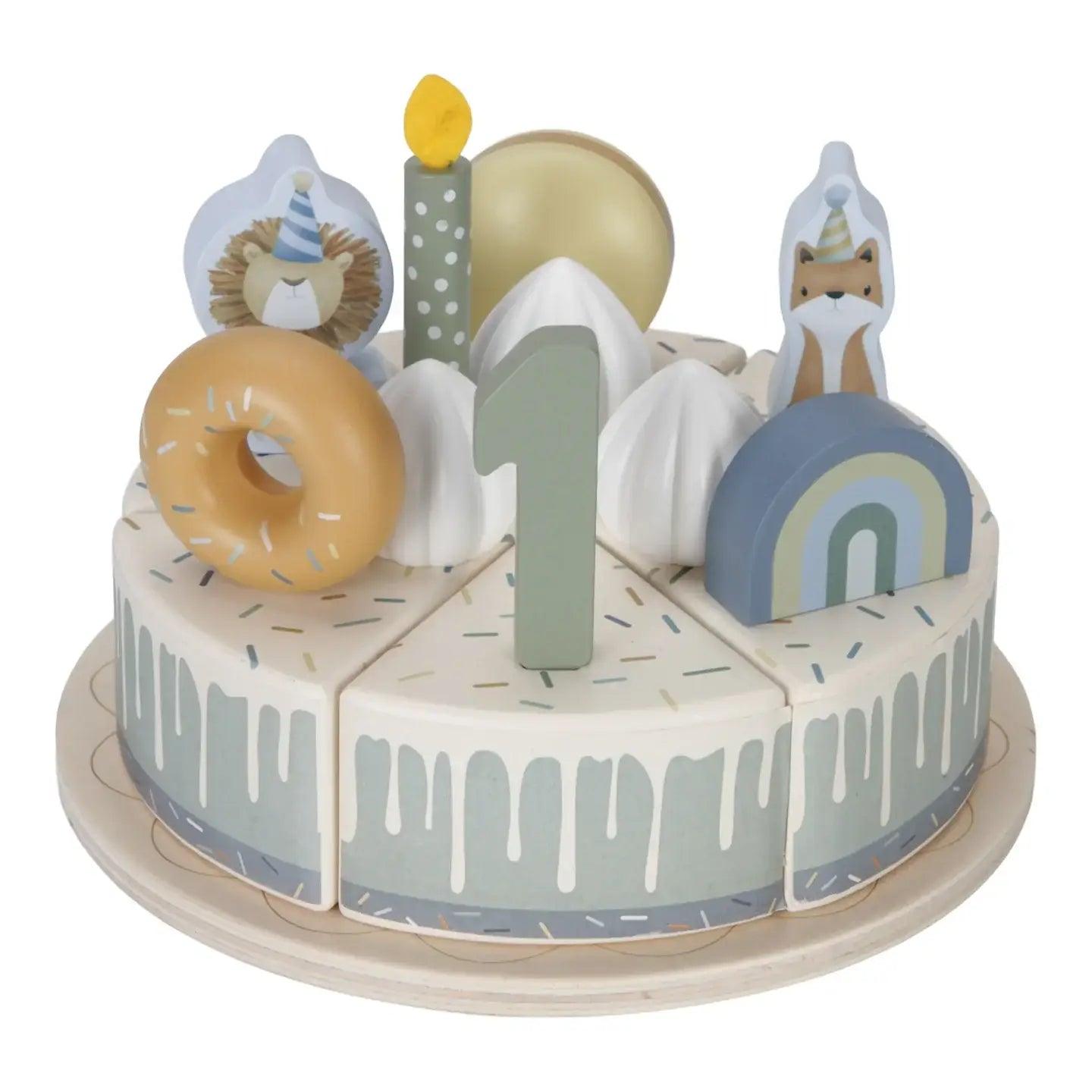Bolo de aniversário azul - Little Dutch - Mini-Me - Baby & Kids Store