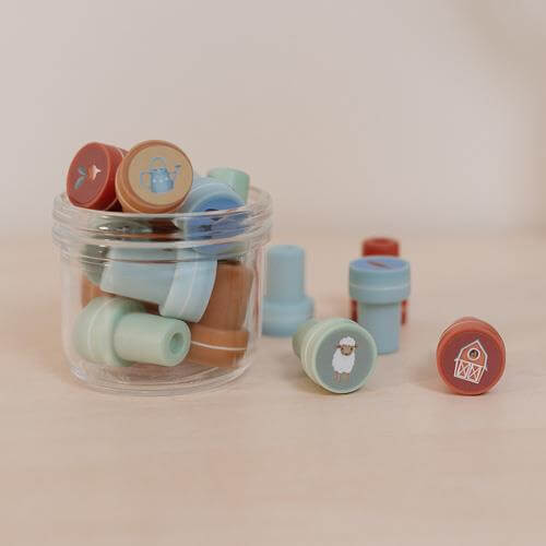Conjunto de Carimbos Little Farm - Little Dutch - Mini-Me - Baby & Kids Store