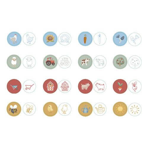 Conjunto de Carimbos Little Farm - Little Dutch - Mini-Me - Baby & Kids Store