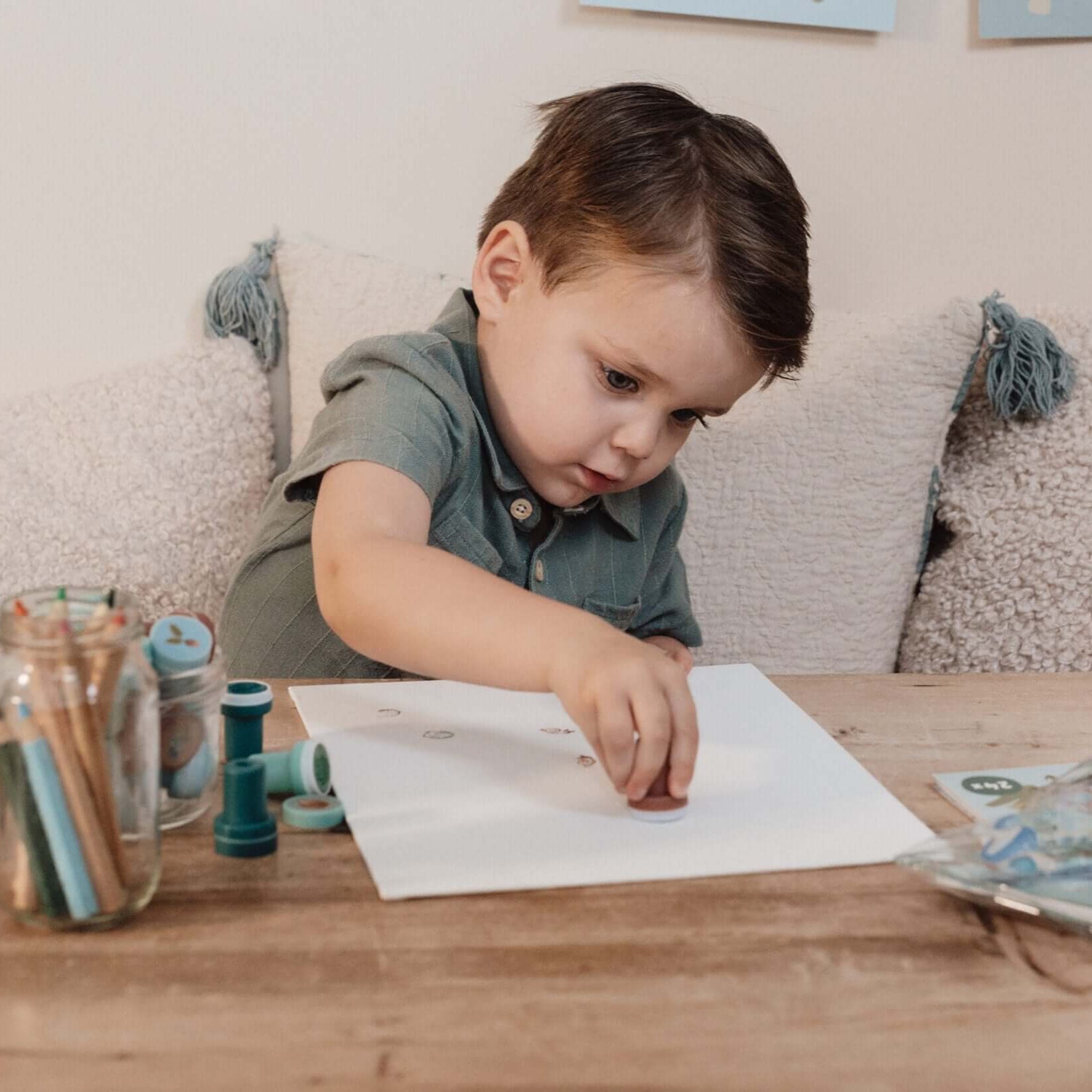 Conjunto de Carimbos Forest Friends - Little Dutch - Mini-Me - Baby & Kids Store