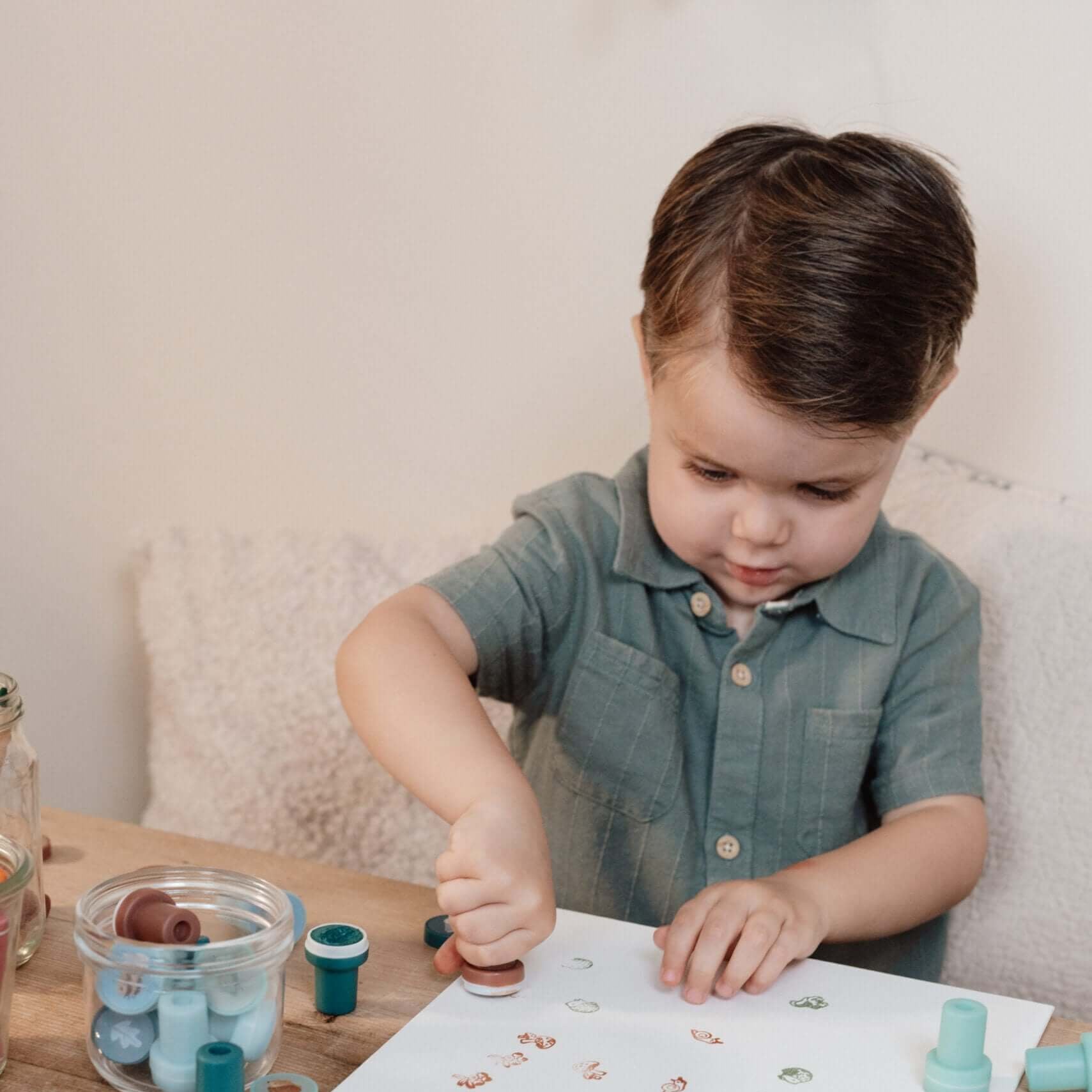 Conjunto de Carimbos Forest Friends - Little Dutch - Mini-Me - Baby & Kids Store