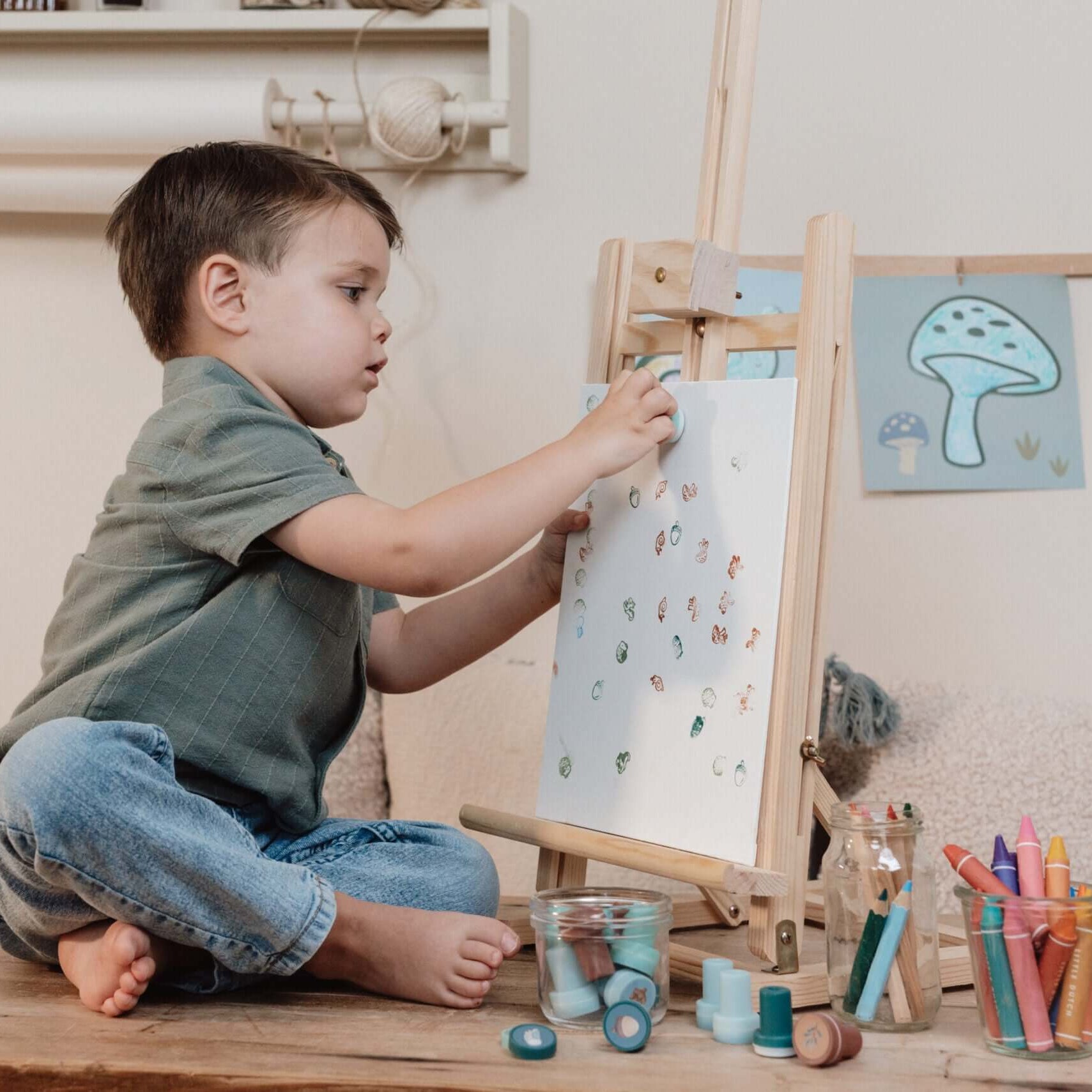 Conjunto de Carimbos Forest Friends - Little Dutch - Mini-Me - Baby & Kids Store