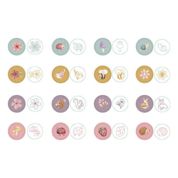 Conjunto de Carimbos Fairy Garden - Little Dutch - Mini-Me - Baby & Kids Store