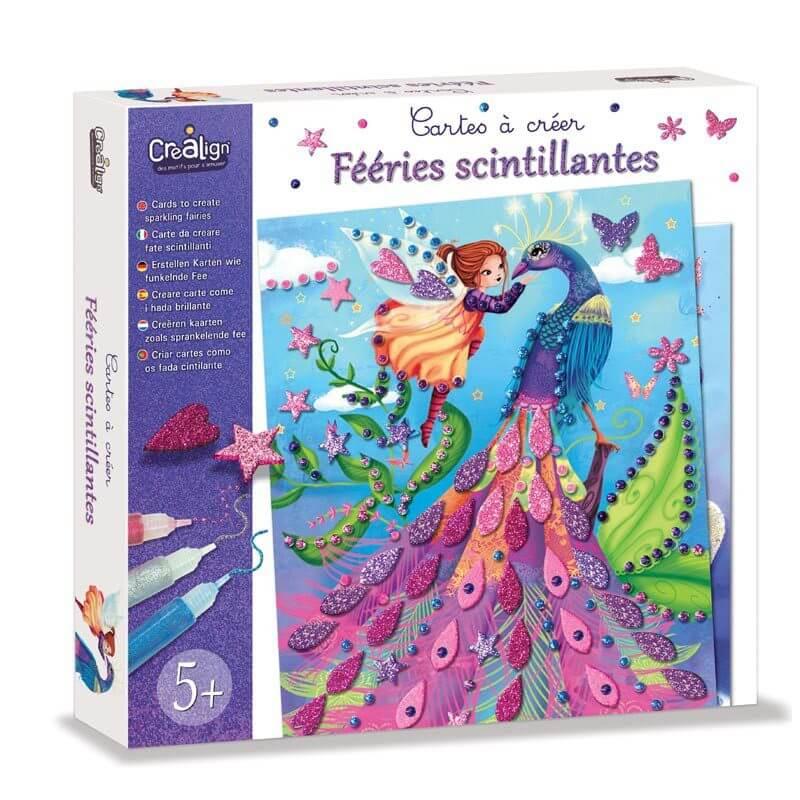 Cartões para criar com glitter - Fadas cintilantes | Créa Lign - Mini-Me - Baby & Kids Store
