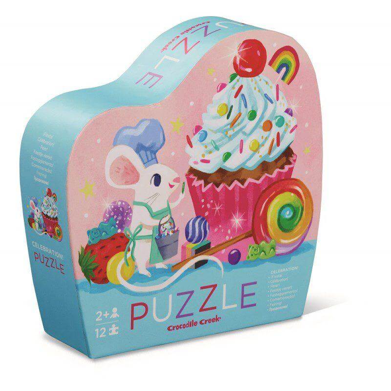 Puzzle 12 Peças - Celebration | Crocodile Creek - Mini-Me - Baby & Kids Store