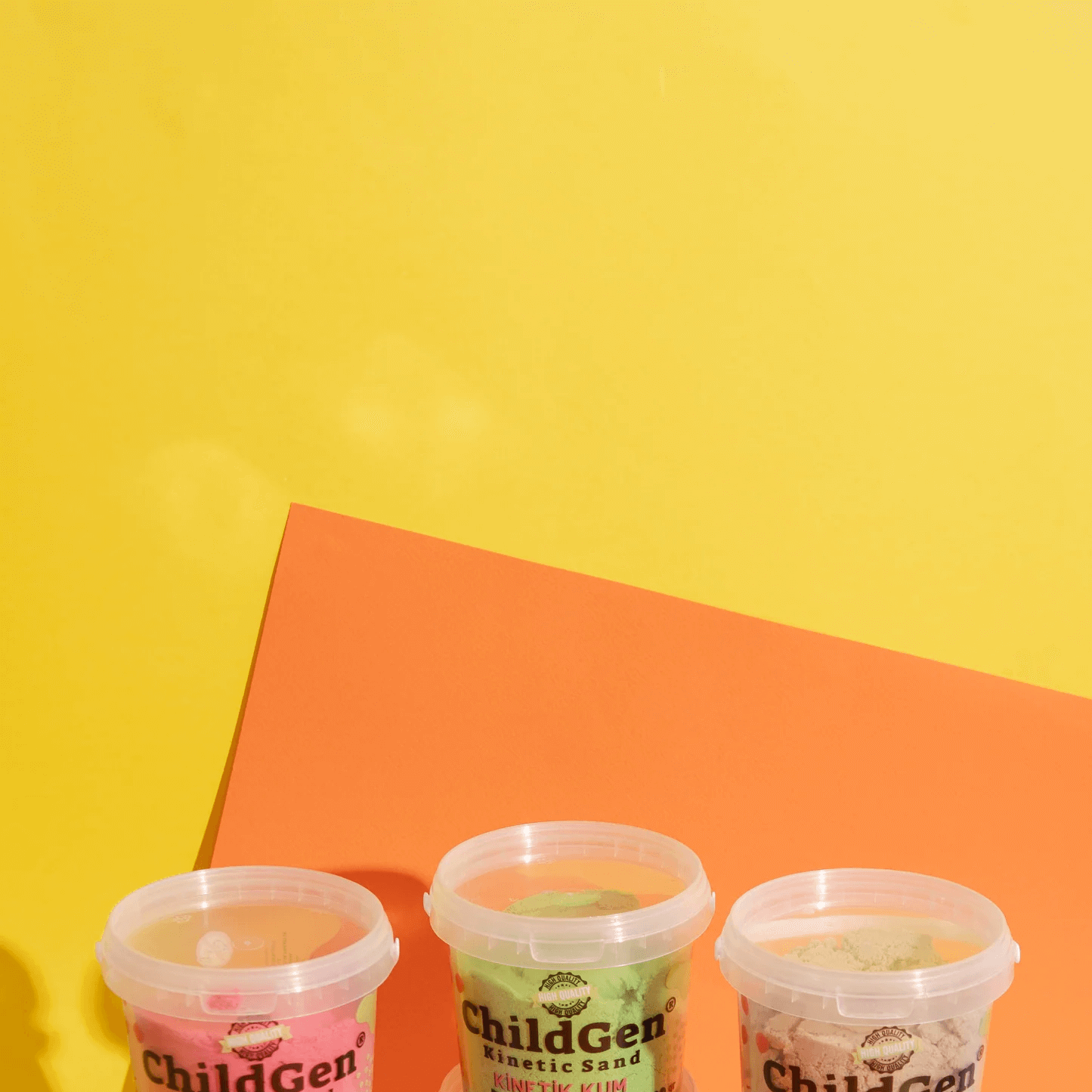 Areia Cinética Verde 500 Gr - ChildGen - Mini-Me - Baby & Kids Store