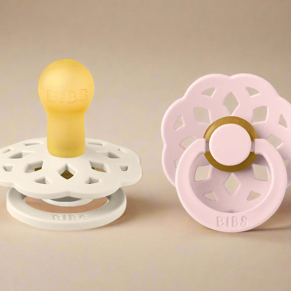 Pack 2 Chupetas BIBS boheme - Ivory/blossom - Mini-Me - Baby & Kids Store