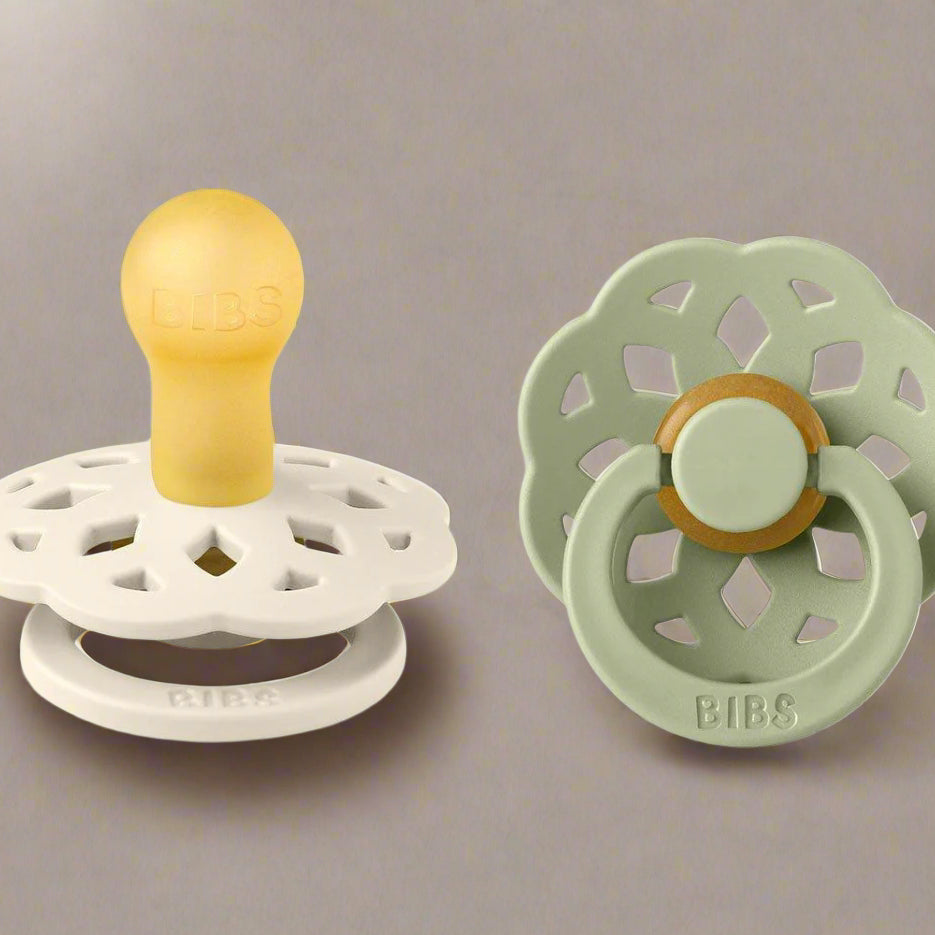 Pack 2 Chupetas BIBS boheme - Ivory/sage - Mini-Me - Baby & Kids Store