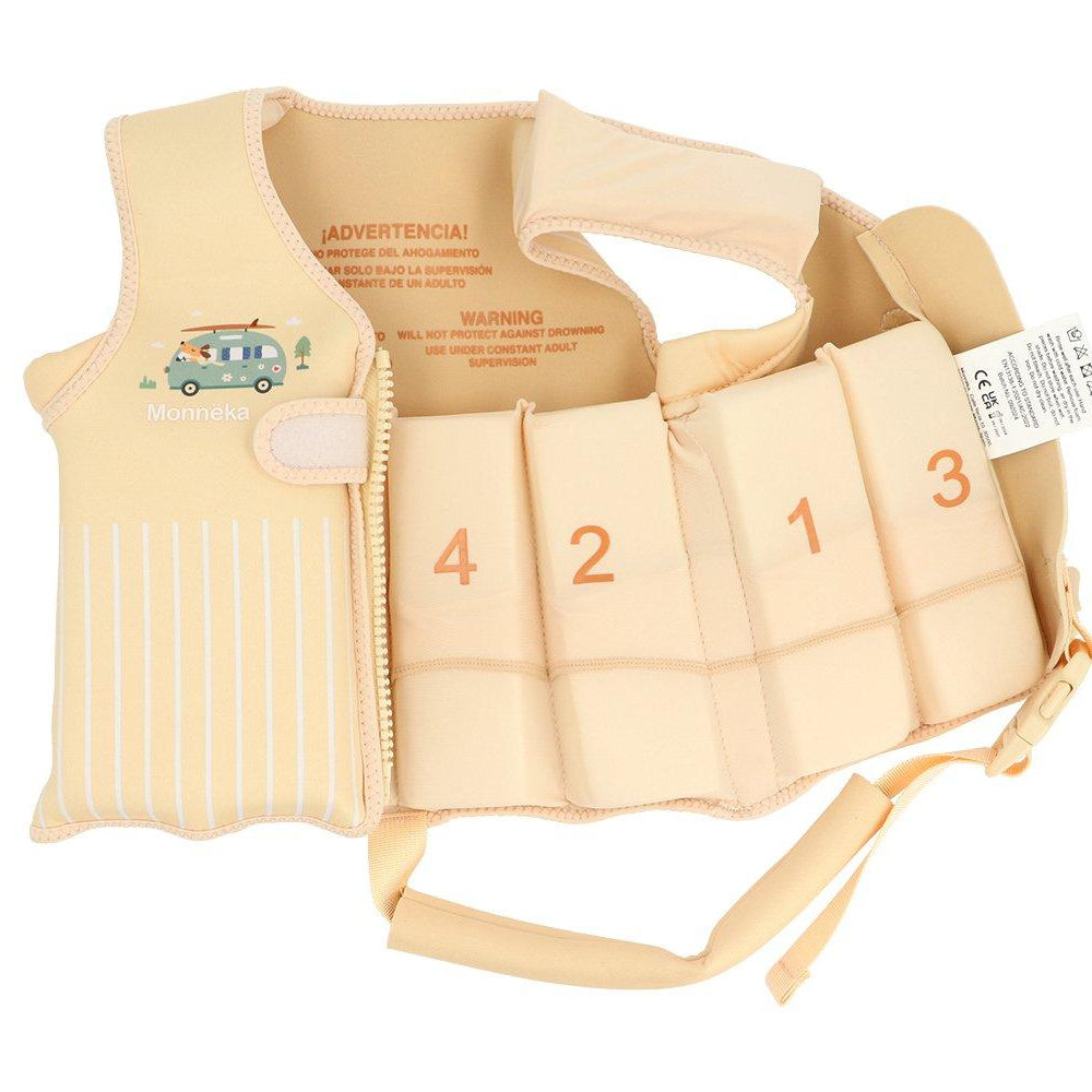 Colete Flutuador de Aprendizagem Monnëka Surf Van - Mini-Me - Baby & Kids Store