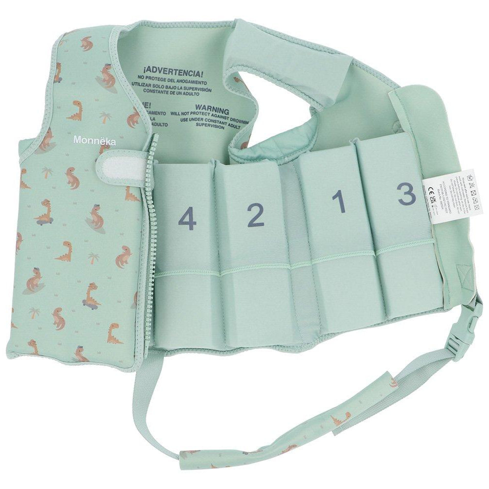 Colete Flutuador de Aprendizagem Monnëka Cool Dinos - Mini-Me - Baby & Kids Store