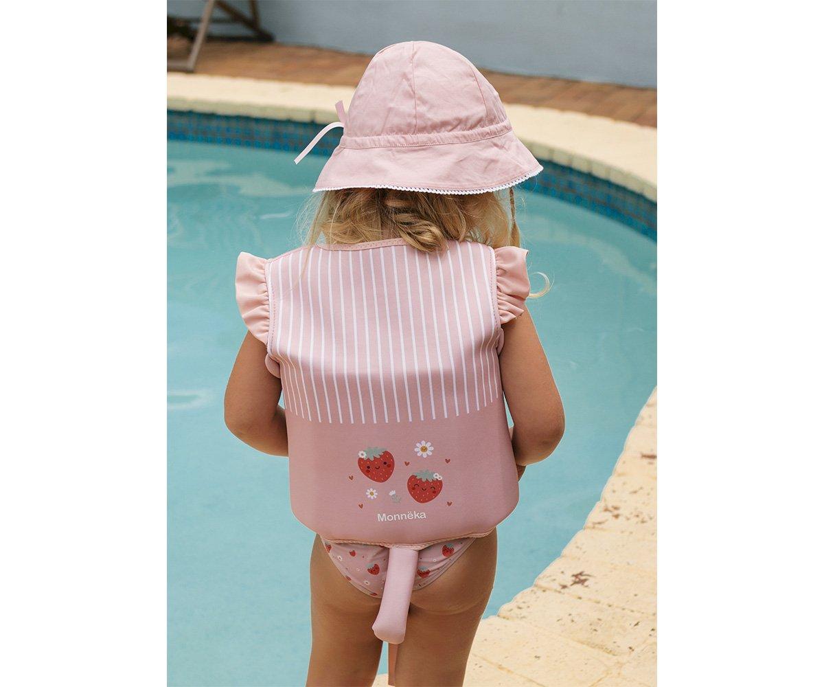Colete Flutuador de Aprendizagem Monnëka Strawberries - Mini-Me - Baby & Kids Store