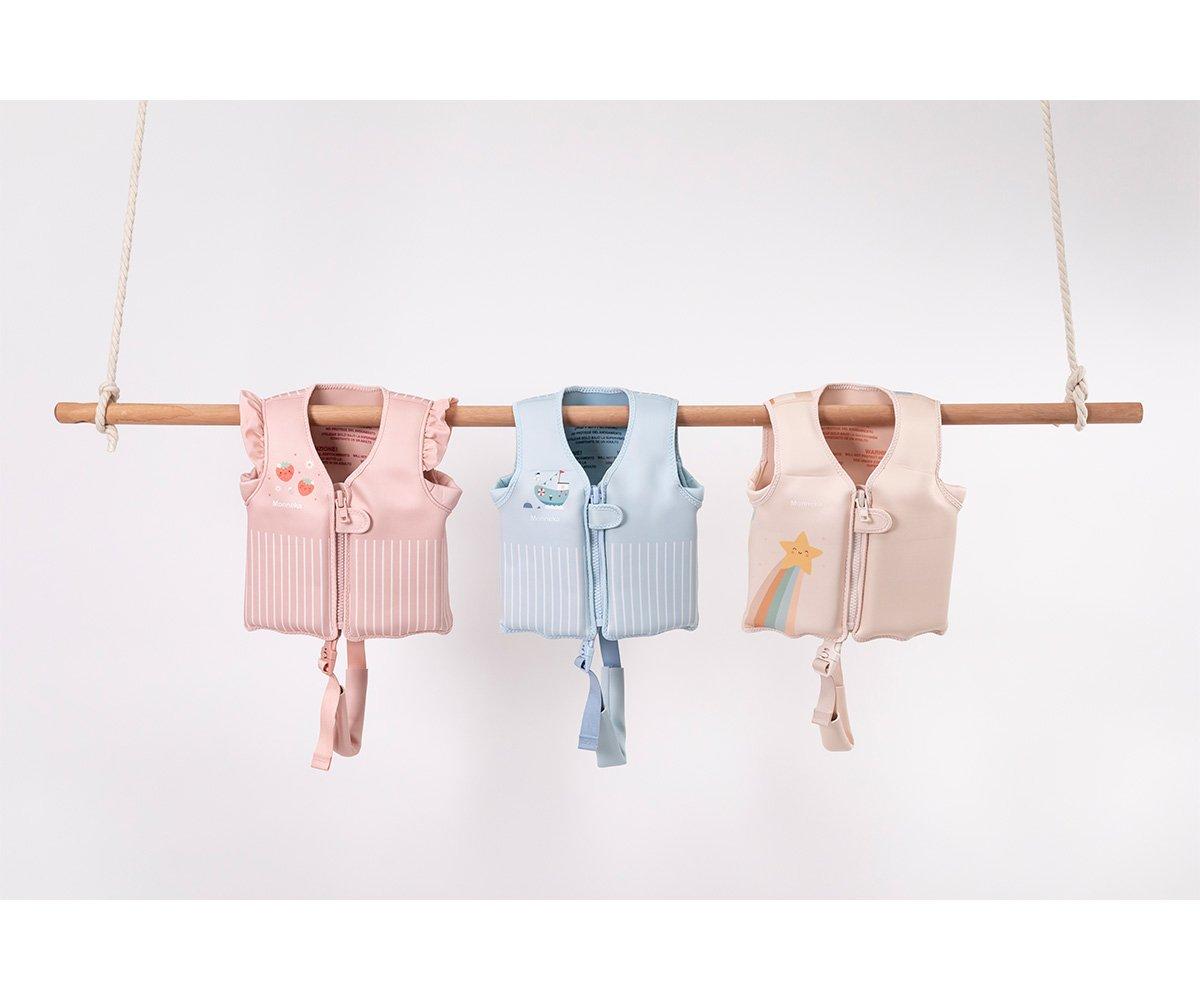 Colete Flutuador de Aprendizagem Monnëka Strawberries - Mini-Me - Baby & Kids Store