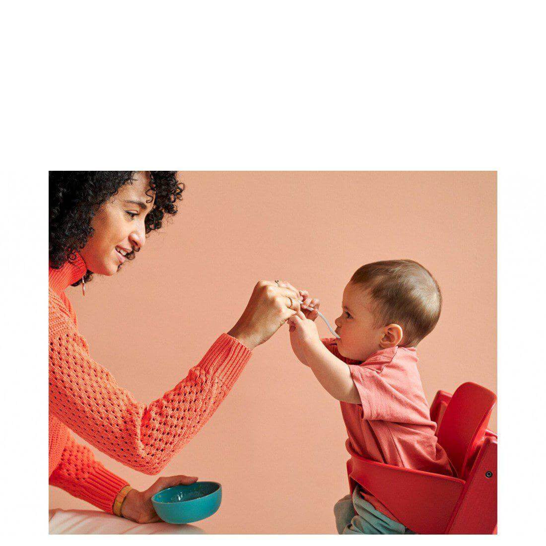 Set de 2 Colheres de Bebé Longas Mio Azul | Little Dutch - Mini-Me - Baby & Kids Store