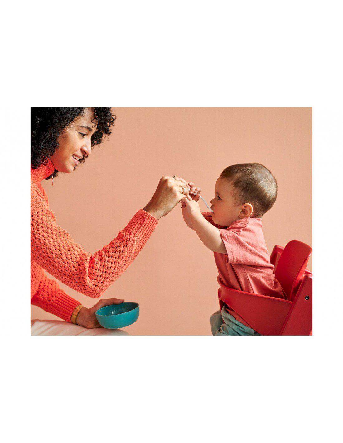 Set de 2 Colheres de Bebé Longas Mio Azul | Little Dutch - Mini-Me - Baby & Kids Store