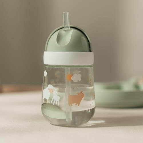 Copo com Palhinha 300 ml Little Farm - Little Dutch - Mini-Me - Baby & Kids Store