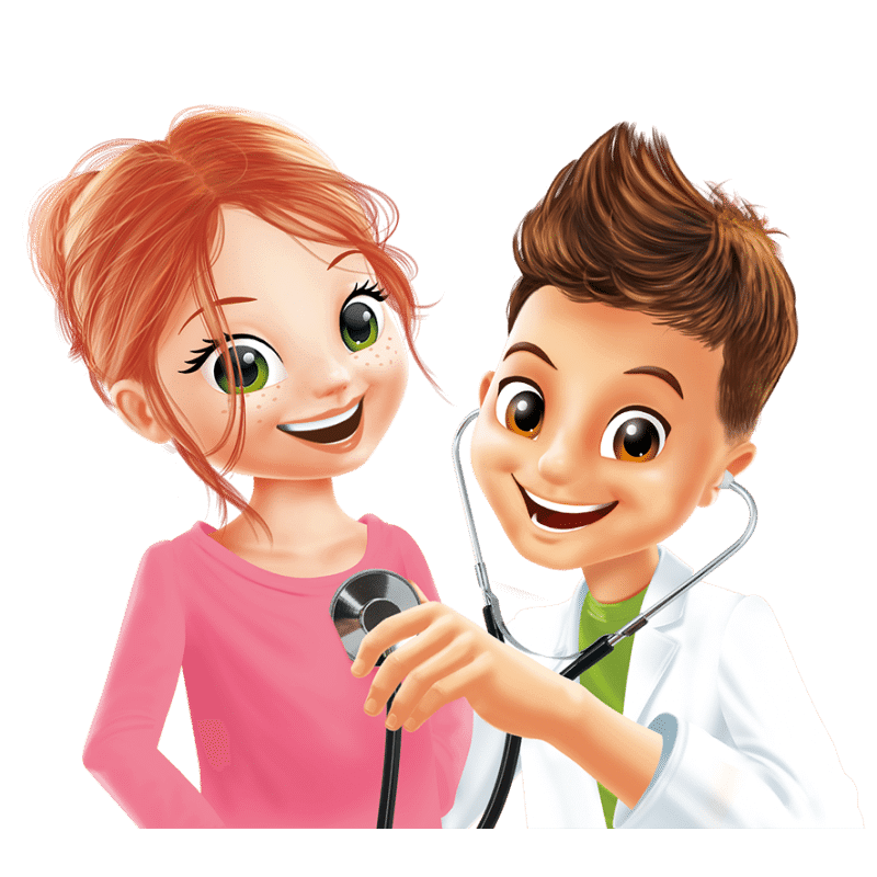 Corpo Humano com Estetoscópio - brilha no escuro | BUKI - Mini-Me - Baby & Kids Store